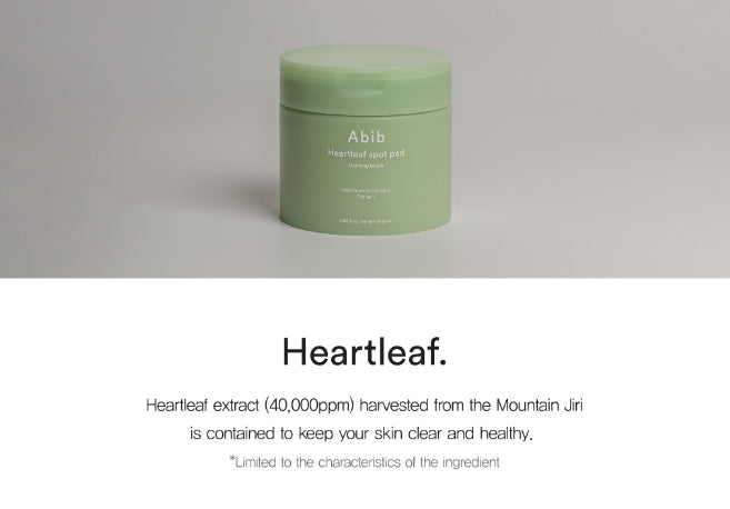 ABIB Heartleaf Spot Pad Calming Touch 75pads Skin care Cosmetics