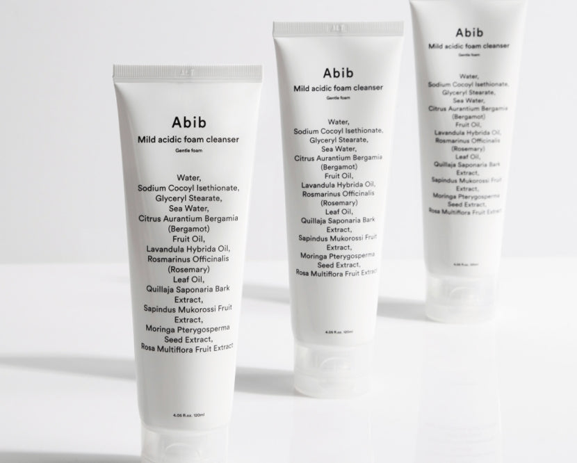 Abib Mild Acidic Foam Cleanser Gentle Foam 120ml Low PH Sensitive Skin
