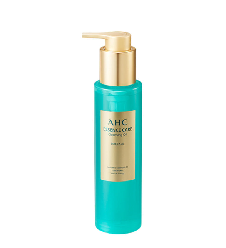 AHC Essence Care Cleansing Oil Emerald 125ml Facial Makeup Remover Skincare Blackheads