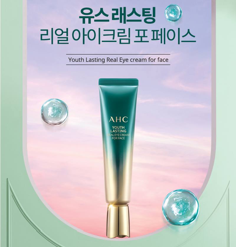 AHC Youth Lasting Real Eye Cream For Face 30ml peptide anti-aging Lift