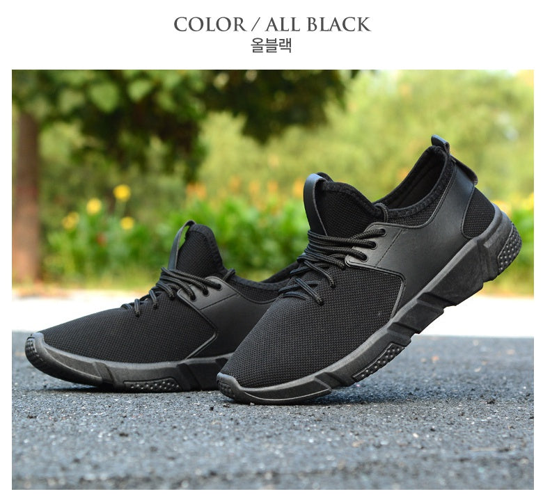 All Black Chic Drawstring Sneakers Shoes