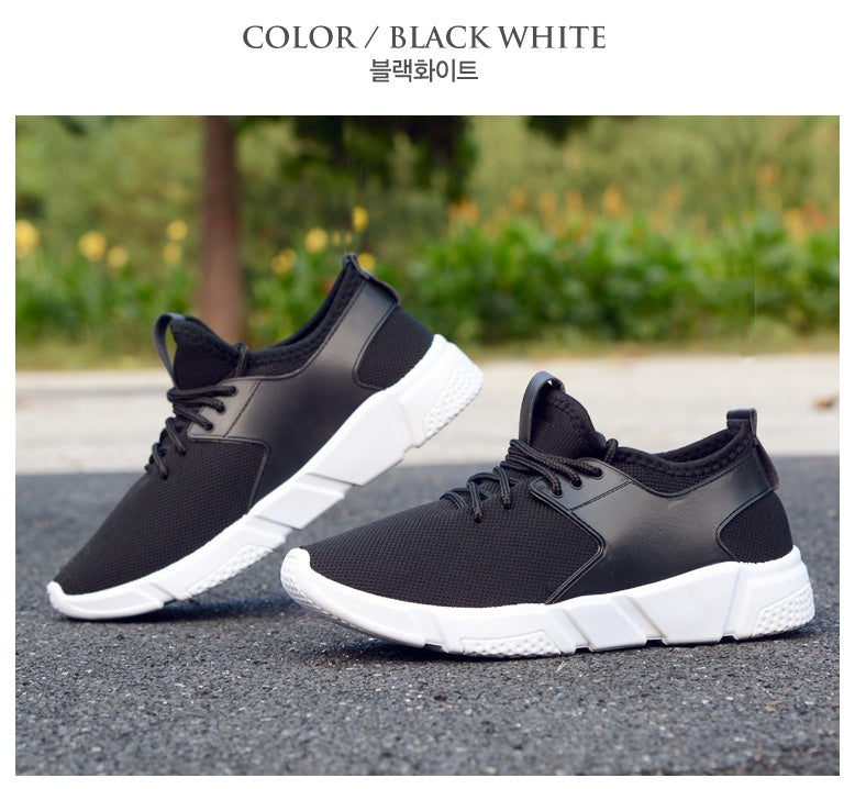 Black & White Chic Drawstring Sneakers Shoes