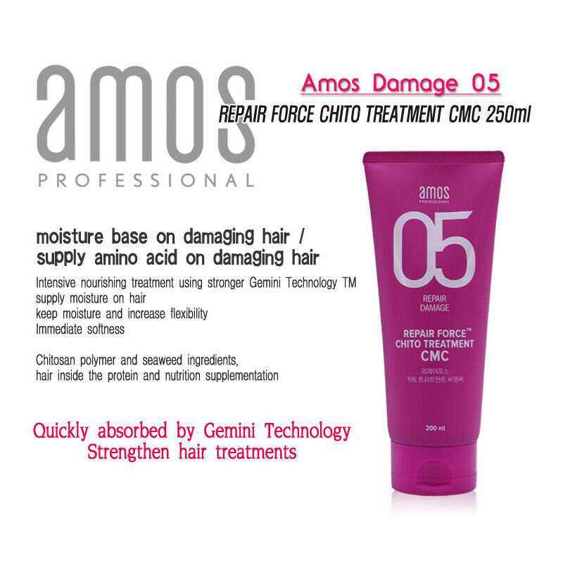 Amos Damaged 05 Repair Force Chito Treatment CMC 330ml Hair Care Amino