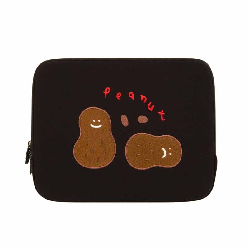 Cute Bear Peanut Puppy Laptop Sleeves iPad 13" 14" 15" Cases Covers Pouches