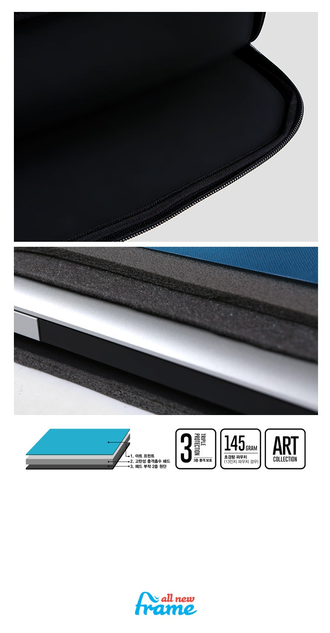 Blue Birds Graphic Laptop Sleeves 13" 15"inch Fitted Cases Covers Pouches Protective Purses Handbags Square Cushion School Collage Office Lightweight