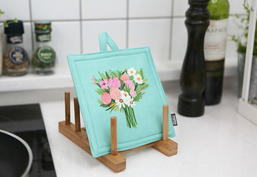 All New Frame ROSE Kitchen Trivets Mats Decoration Hot Pot Stand Potholder Stylish Coasters Housewarming Gift