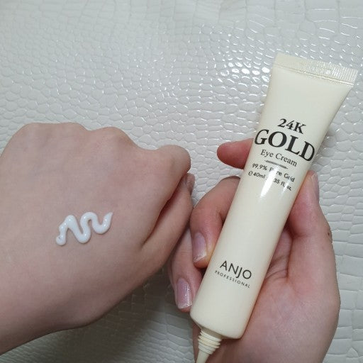 Anjo 24k Gold Eye Creams Anti Ageing Wrinkles Womens Skin Care Cosmetics Fine Lines Crows Feet