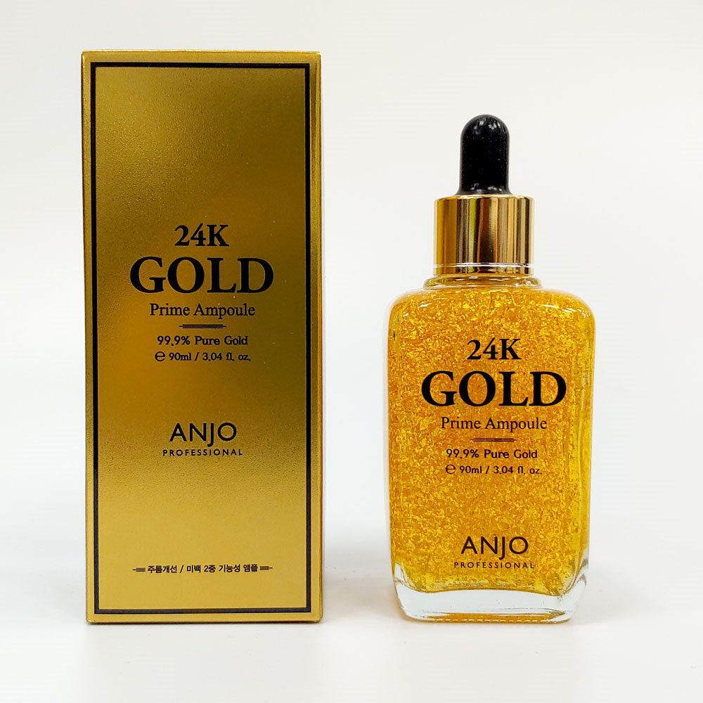 ANJO Professional 24K Gold Prime Ampoule 99.9% Pure Gold 90ml Wrinkle