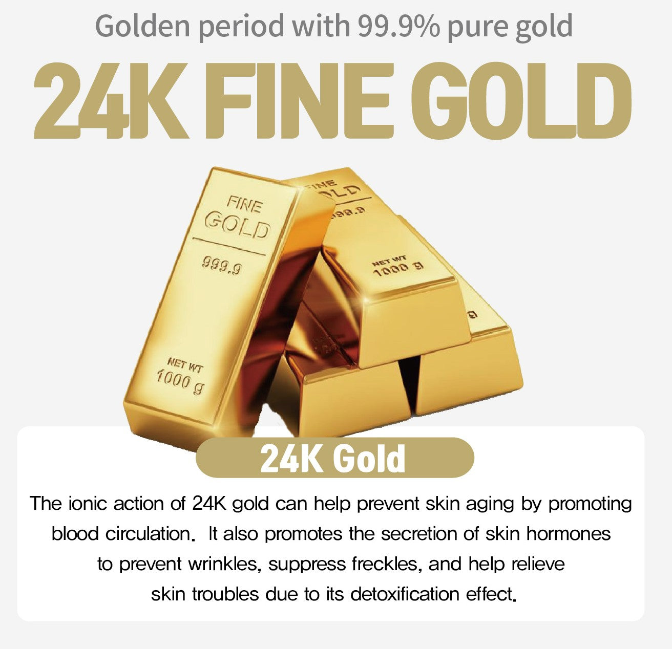 ANJO LAYDAY 24K Luxury Gold 6 Set Facial Skincare Anti Aging Moisture Wrinkles