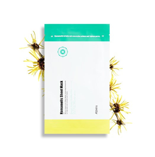 APIEU Hamamelis Sheet Mask 10 Sheet 210g Skin care Beauty Tools