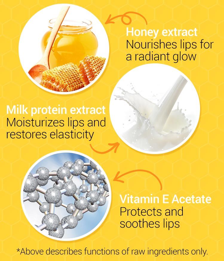 APIEU Honey & Milk Lip Oil - 5g Lip care Beauty Womens Cosmetics