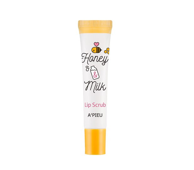 APIEU Honey and Milk Lip Scrub 8ml Cosmetics Beauty Lip care