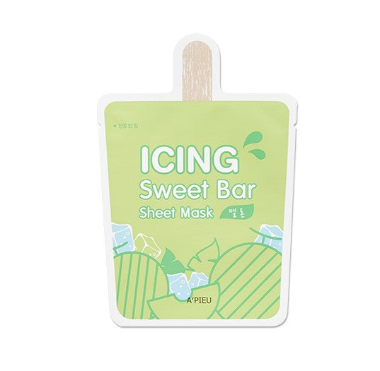 APIEU Icing Sweet Bar Sheet Mask (Melon) 1p Skin care Beauty Tools