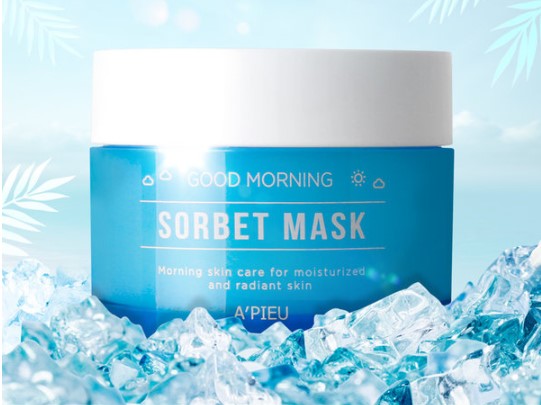 APIEU Good Morning Sorbet Mask 105ml Skin care Cosmetics Beauty