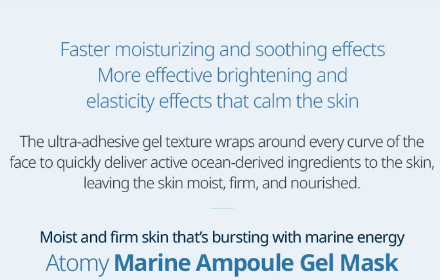 ATOMY Marine Ampoule Mask Brightening & Firming Collagen Skin Tone