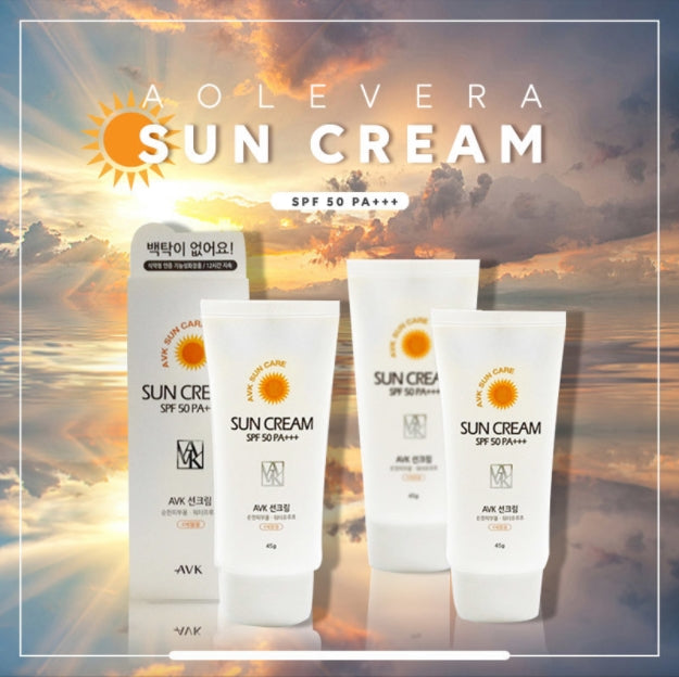 AVK Aloe vera Sun Creams SPF 50 PA +++ Waterproof freshly UV Protection Sunscreens Makeup Covers Long lasting