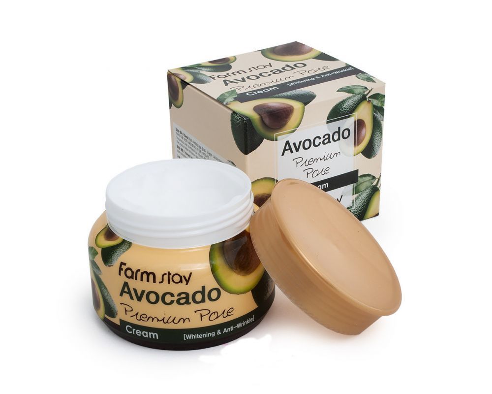 Farm Stay Avocado Premium Pore Cream 100g Whitening Anti-wrinkle