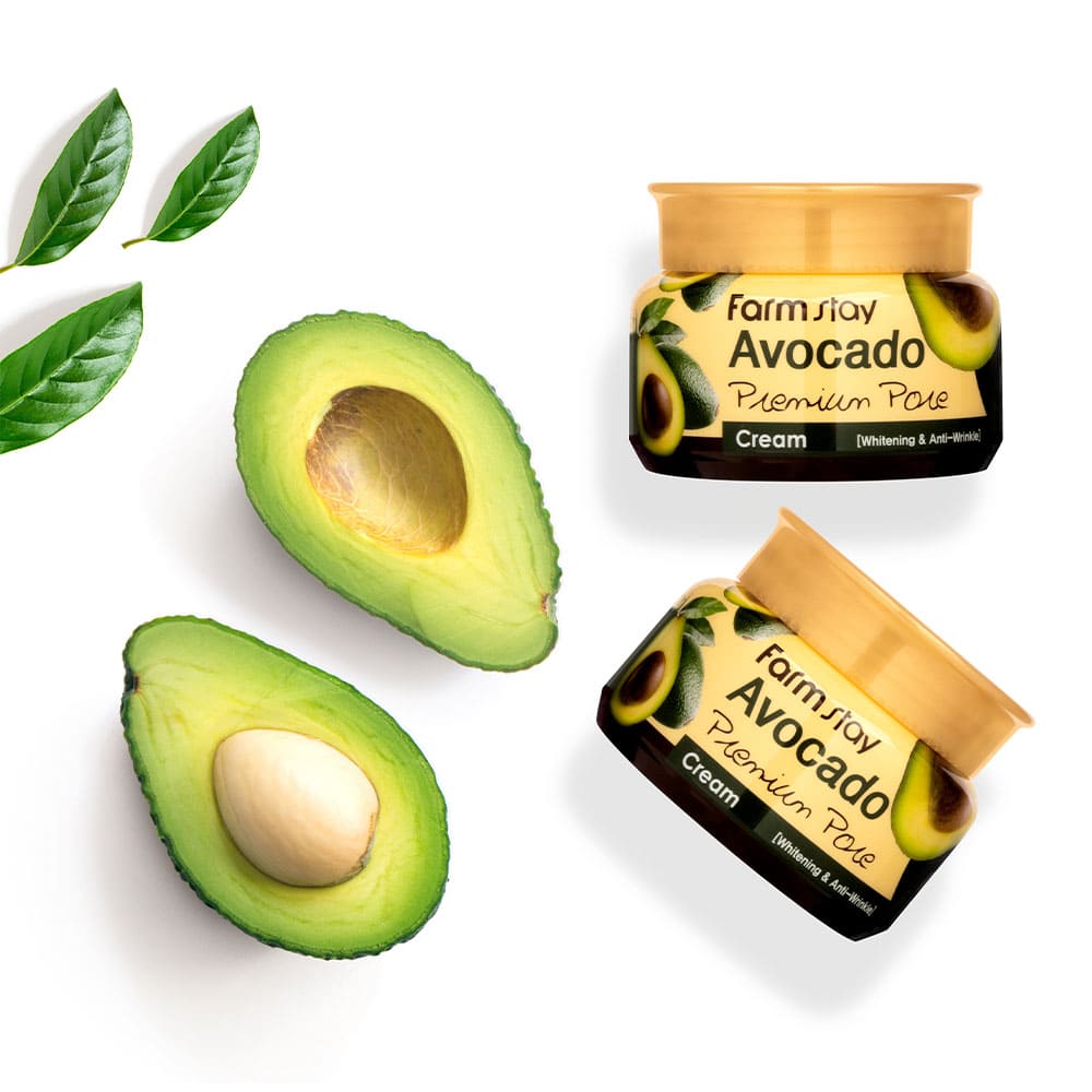 Farm Stay Avocado Premium Pore Cream 100g Whitening Anti-wrinkle