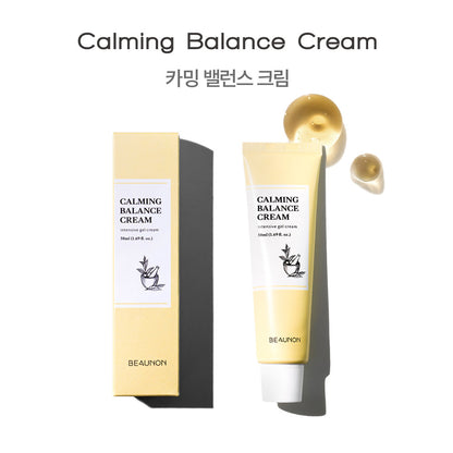 Beaunon Calming Balance Creams 50ml Facial Soothing Moisture Skincare Korean Best Popular Selling Beauty soothes hyaluronic acid Red Spot Cosmetics