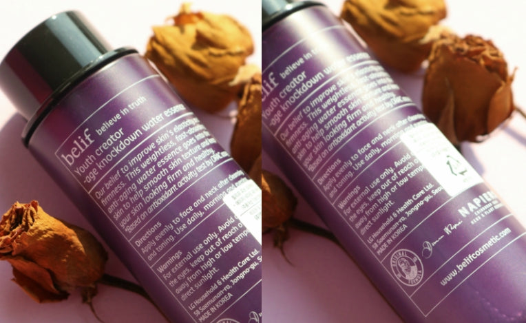Belif Youth Creator Age Knockdown Water Essence 120ml Dry Sensitive Skincare Barrier Moisture