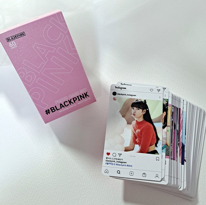 Black Pink Special Photo Card Set Kpop Idols Good Collection