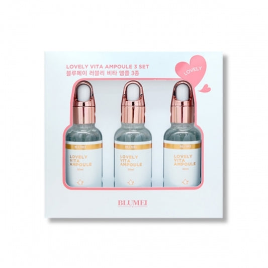 BLUMEI LOVELY VITA AMPOULE 3SET Face Women Skincare Cosmetics Facial