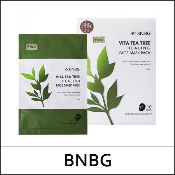 BNBG Banobagi Vita Tea Tree Healing Face Mask Pack Skin Care Pore Tightening