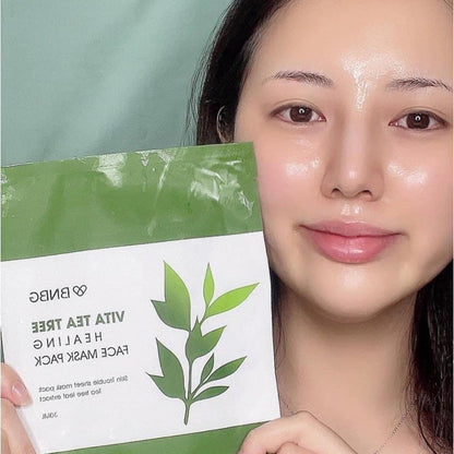 BNBG Banobagi Vita Tea Tree Healing Face Mask Pack Skin Care Pore Tightening