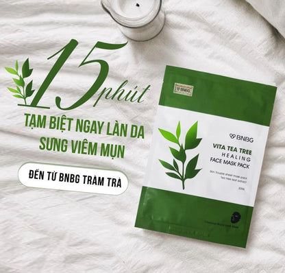 BNBG Banobagi Vita Tea Tree Healing Face Mask Pack Skin Care Pore Tightening