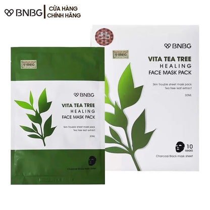 BNBG Banobagi Vita Tea Tree Healing Face Mask Pack Skin Care Pore Tightening