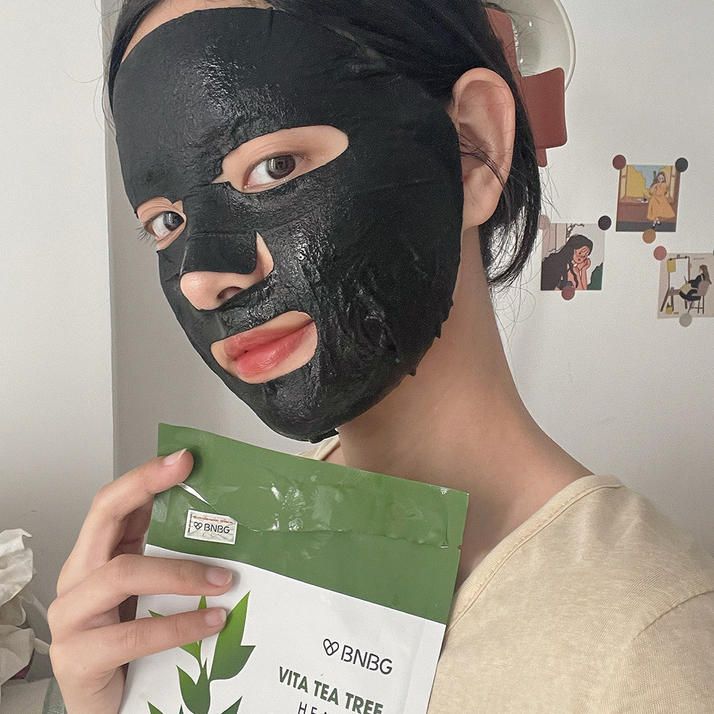 BNBG Banobagi Vita Tea Tree Healing Face Mask Pack Skin Care Pore Tightening