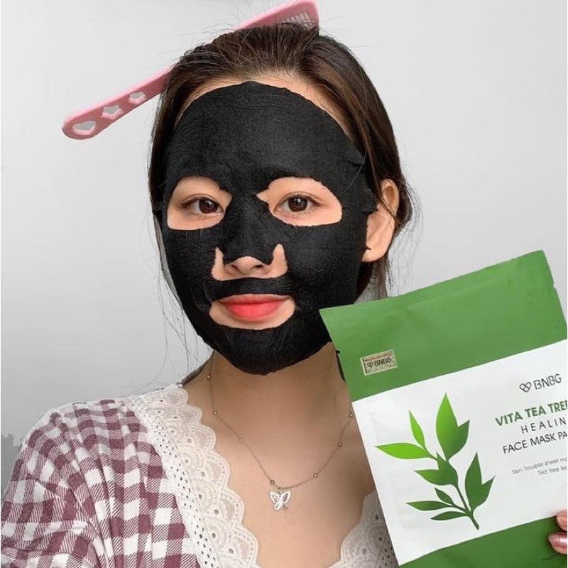 BNBG Banobagi Vita Tea Tree Healing Face Mask Pack Skin Care Pore Tightening