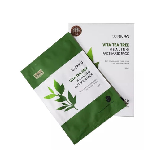 BNBG Banobagi Vita Tea Tree Healing Face Mask Pack Skin Care Pore Tightening