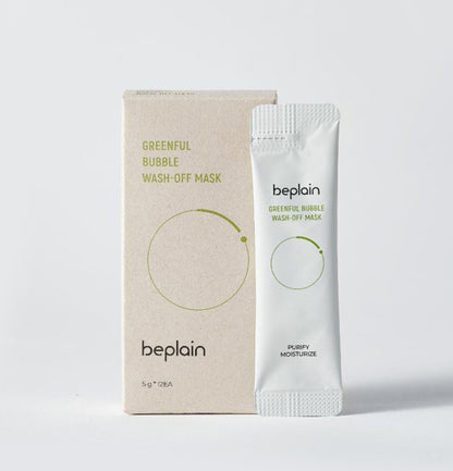 BEPLAIN Greenful Bubble Wash-off Mask 12ea Skincare Soothing Pore Clean Moisture