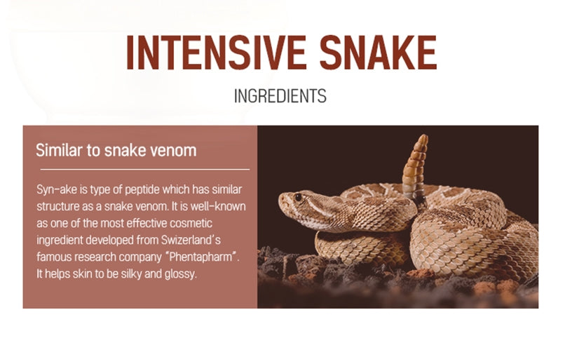 Bergamo Intensive Snake Syn-ake Wrinkle Care cream 50g skin elasticity