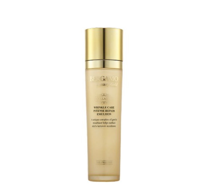 Bergamo Luxury Gold Collagen Emulsion 150ml Skin Care Treatment Sooth