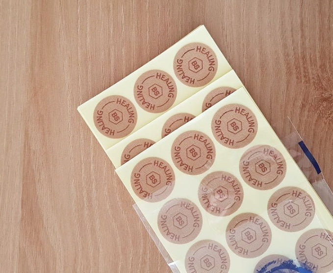 BS Company Premium Healing Dong Jeon Pad 120 pcs Circle Medicated Pain Relief Patches Small Size Body Health