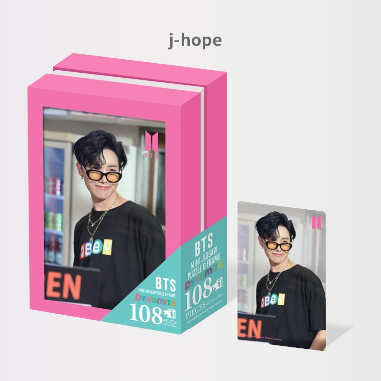BTS DYNAMITE Frame Jigsaw Puzzle 108 Pieces Kpop Goods Photo V RM Jin Suga J-hope Jimin Jung Kook