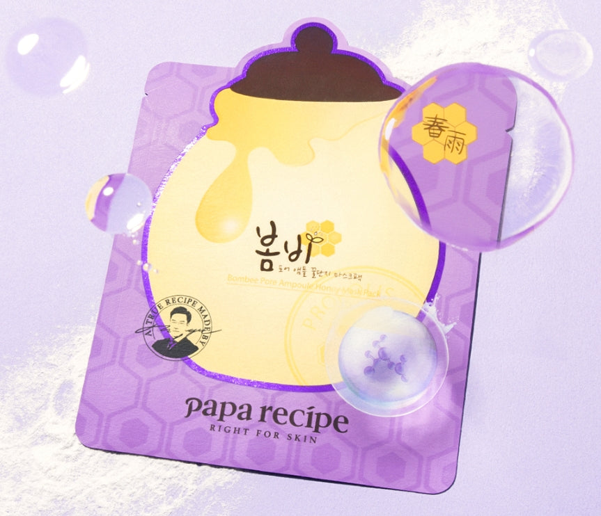 Bombee Pore Ampoule Honey Mask Pack Korean Skincare Cosmetics Womens