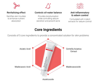 Cellapy Red Cica All In One Cica Creams 50ml Sensitive Trouble Skin Oil Water Balance Skin Barrier Care