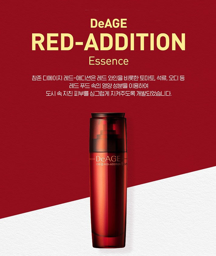 CHARMZONE DeAge Red Addition Essence 50ml Cosmetics Pore Elasticis