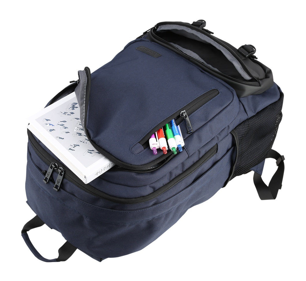 Navyblue Large Laptop Sleeve Backpacks School Travel Bookbags Mens