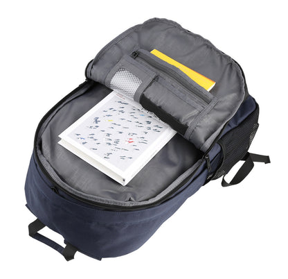 Navyblue Large Laptop Sleeve Backpacks School Travel Bookbags Mens