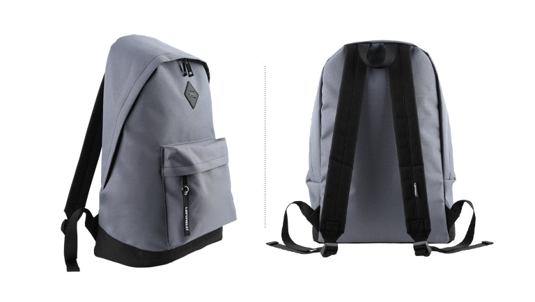 Gray School Backpacks Bookbags Korean Unisex Fashion
