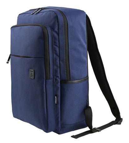 Navy Blue Casual Square School Cotton Backpacks Korean Mens Womens