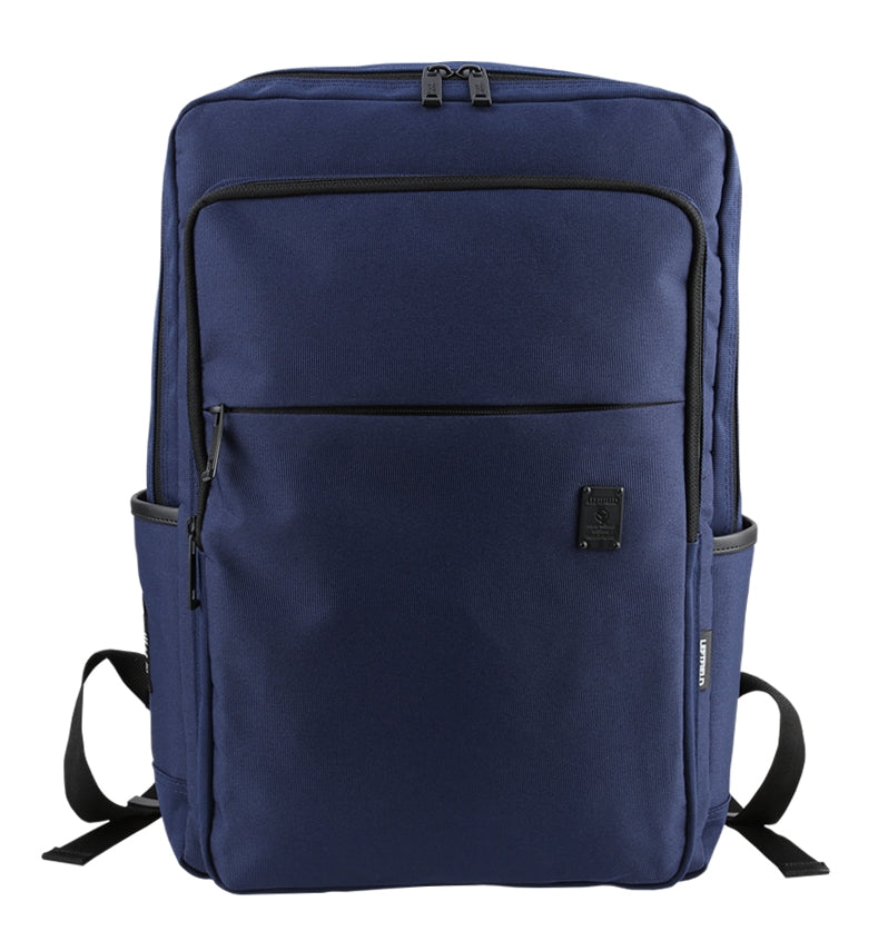 Navy Blue Casual Square School Cotton Backpacks Korean Mens Womens