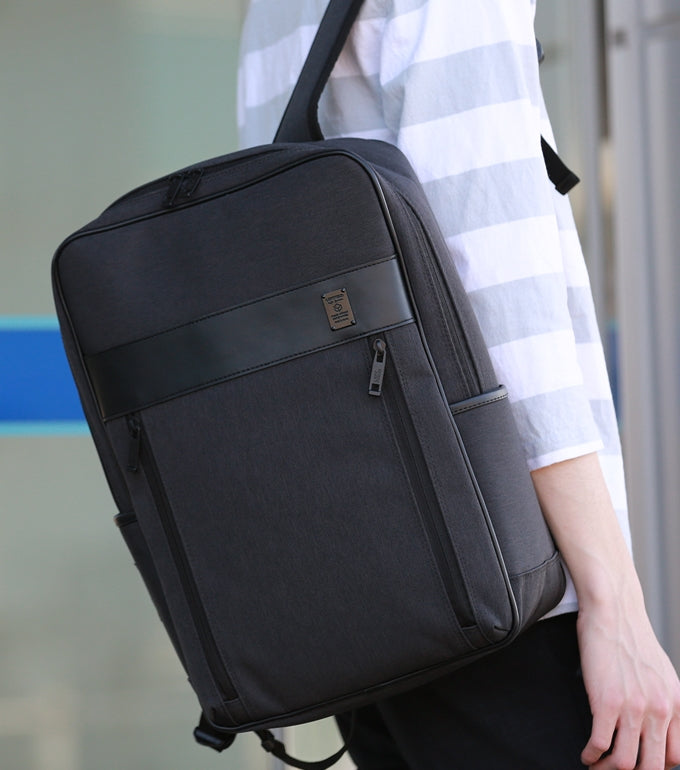 Black School Backpacks Square Bookbags Korean Fashion