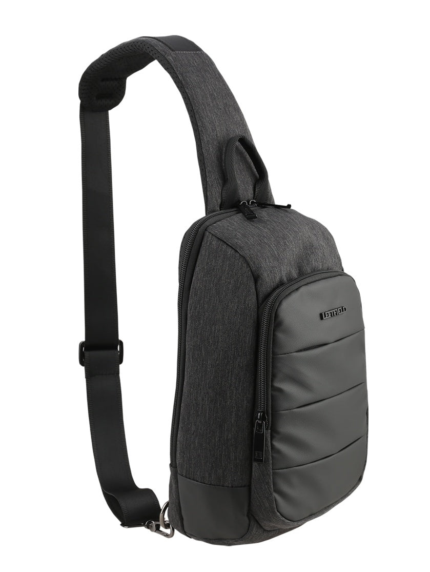 Black USB Travel Sling Bags Messengers Crossbody Korean Fashion
