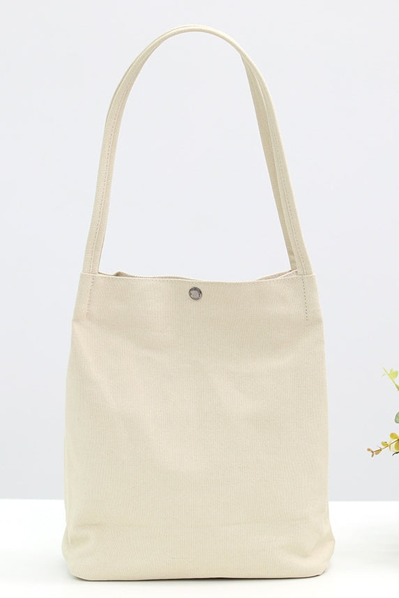 New Unisex Shoulder Eco Bags Casual Canvas Cotton Purses Made In Korea