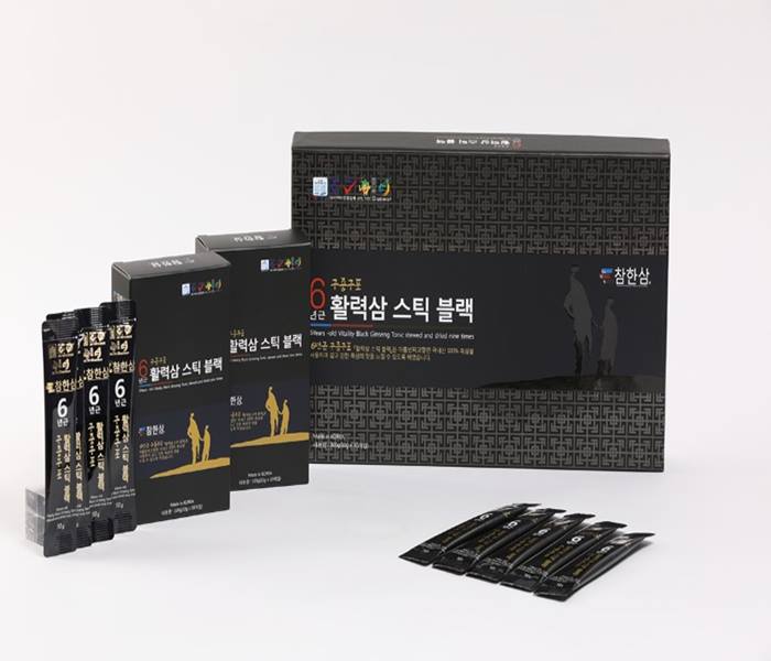 6 years old vigorous Black Stick 300g (10g x 30pcs) Made in Korean
